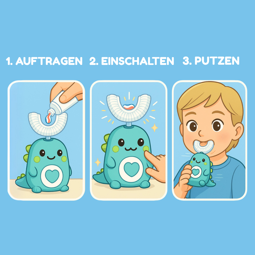 DinoBrush™ 360° Ultraschall-Zahnbürste