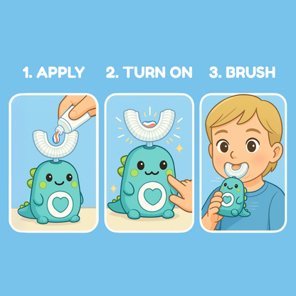 DinoBrush™ 360° Kids Ultrasonic Toothbrush
