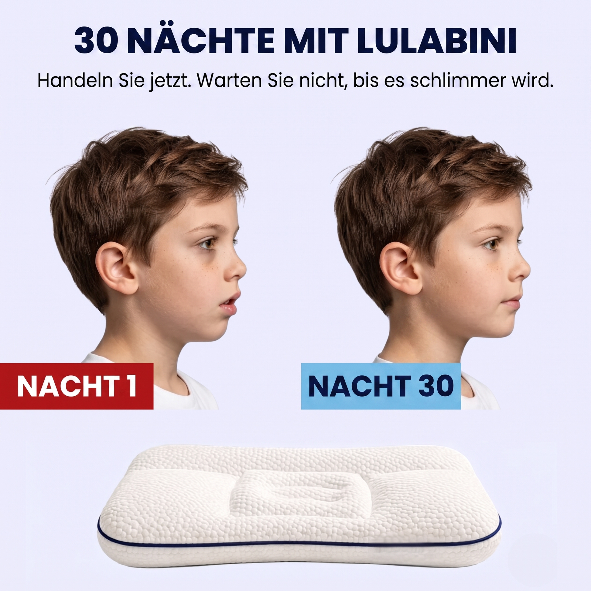 Vorher-Nachher: 30 Nächte mit dem LulaBini Kinderkissen